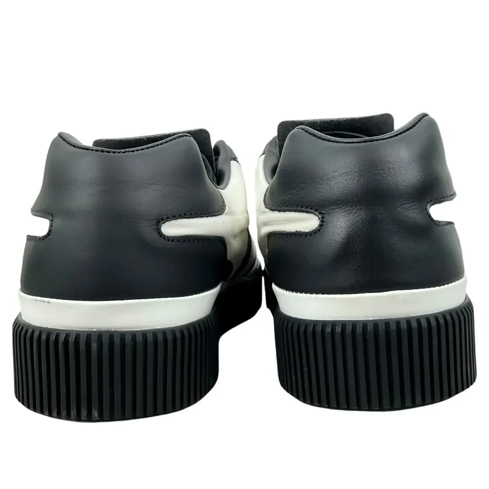 Dolce & Gabbana Miami Leather Low Top Sneakers Black Size 10 - Picture 6 of 10